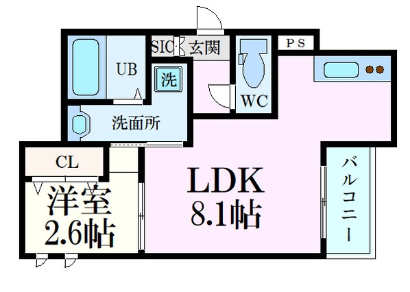 仮称)REGALEST-S 古市1の物件間取画像